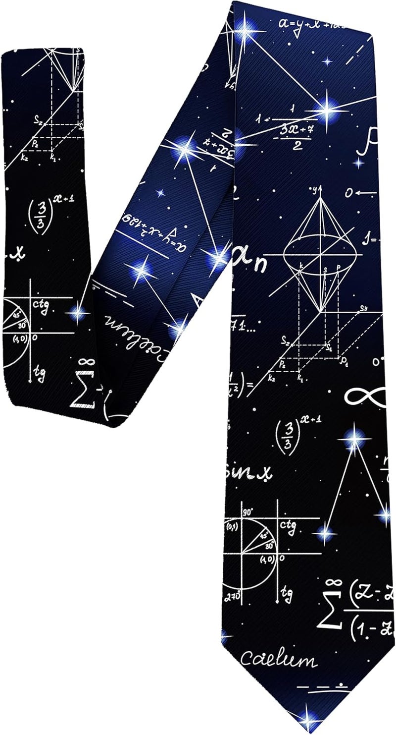 Guhothli Men's Novelty Tie Funny Necktie For Mens Wedding Party Work Casual Holiday Party - Image 3